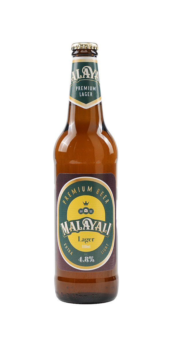Malayali Lager bottle